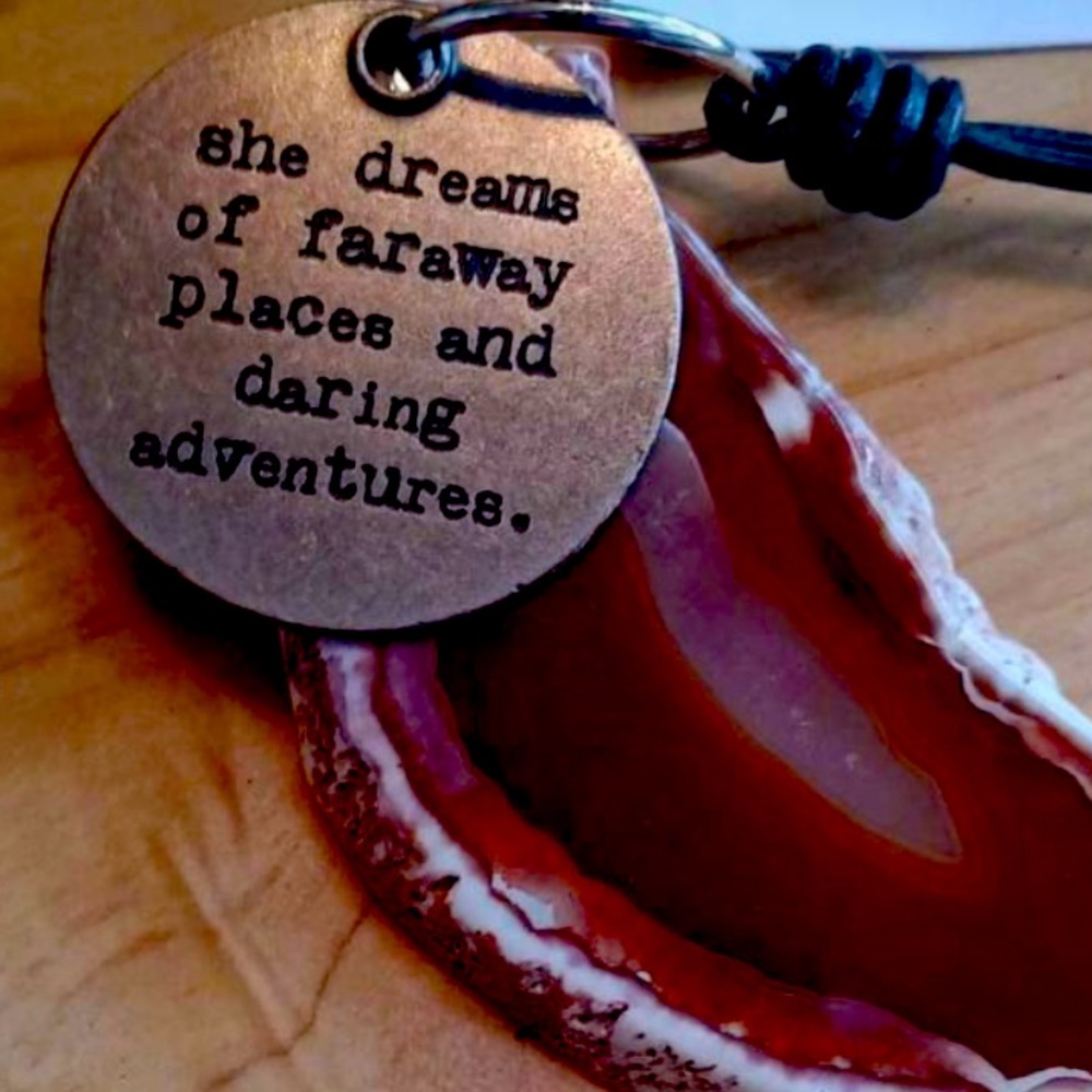 Boho Dream Agate Charm Necklace